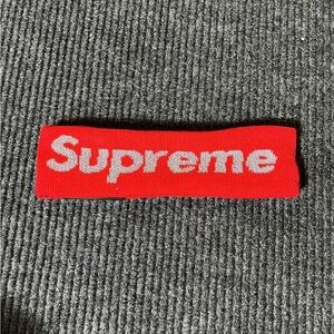 Supreme x New Era Reflective Logo Headband